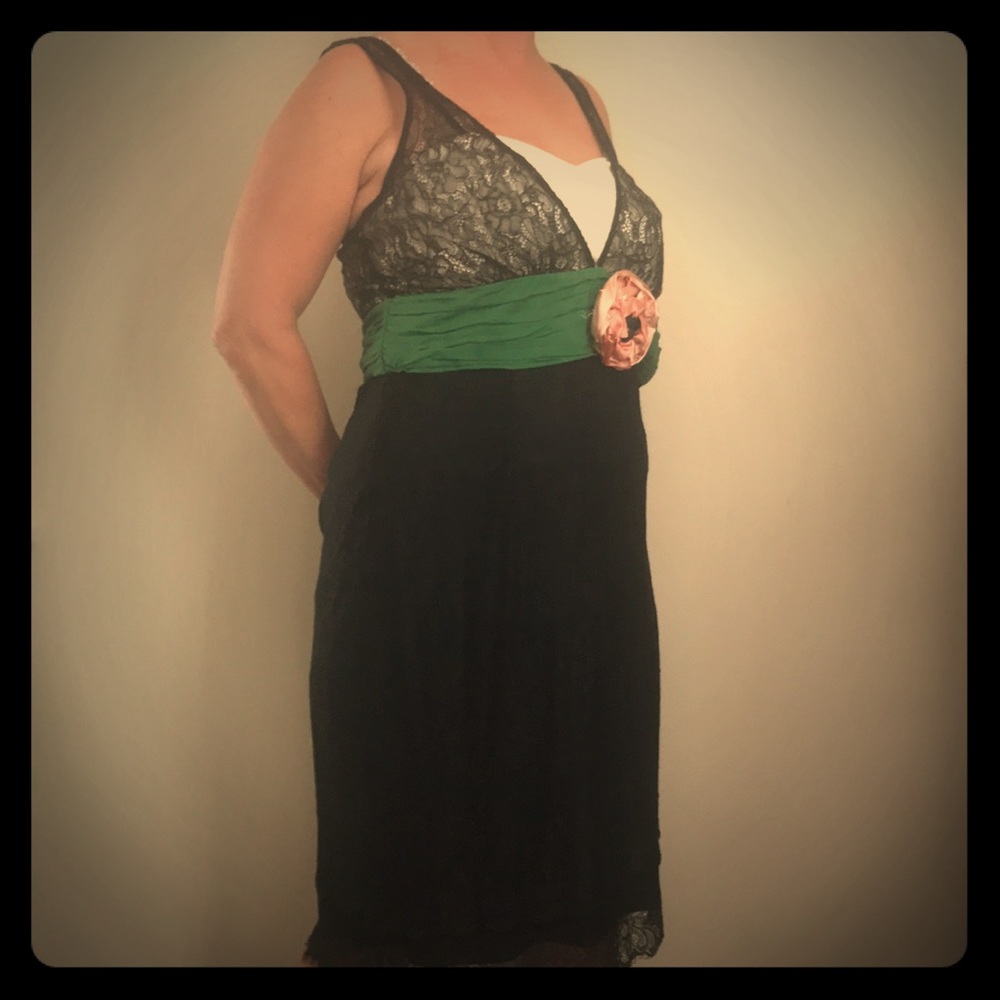 Romantic Rose accent dress